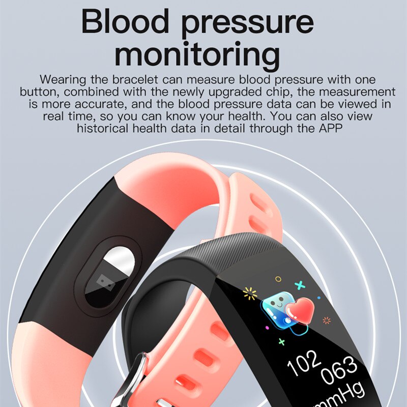 Pulsera inteligente F64T, dispositivo resistente al agua IP68, con monitor de temperatura corporal, frecuencia cardíaca, presión arterial y oxígeno, novedad de 2022