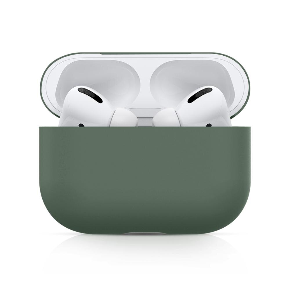 Étui Airpods Pro 3 sans fil Bluetooth, housse de protection pour apple: Gray green