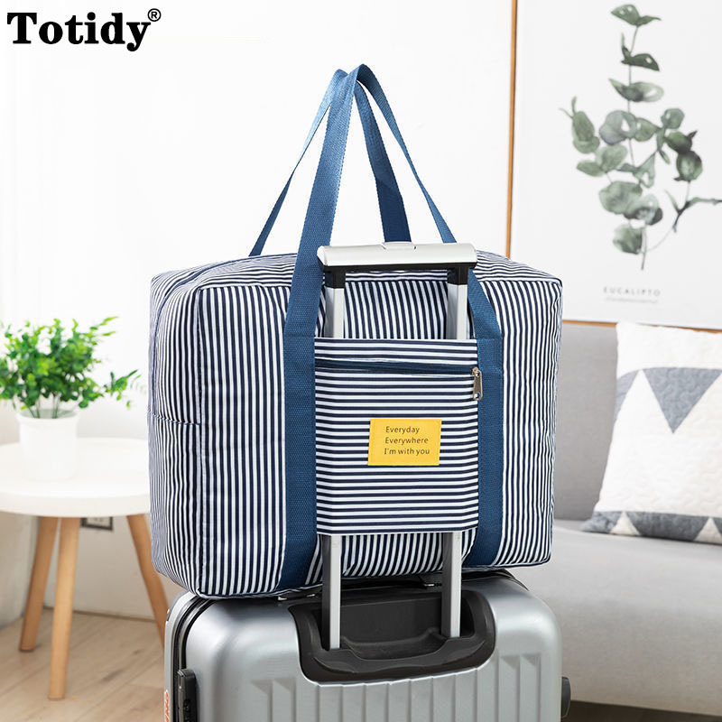 Moisture-proof Quilt Clothes Storage Bags FoldableWomen Man Travel Bags Waterproof Nylon Pillow Blanket Closet Organizer Bag