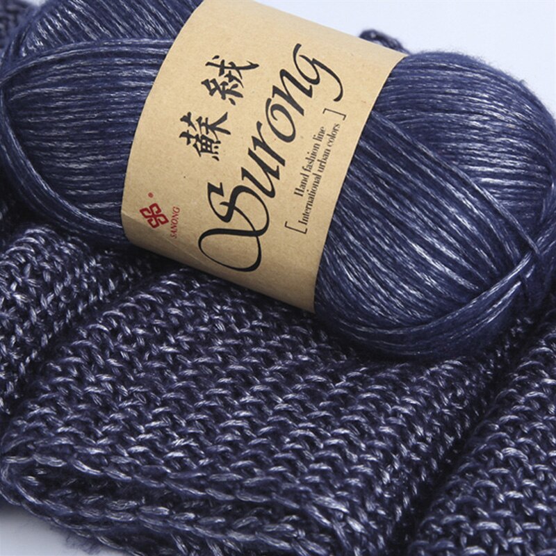 Fils à tricoter en coton, 1kg, fil en laine épais pour tricoter, Crochet, couture, écharpe, bricolage à la main