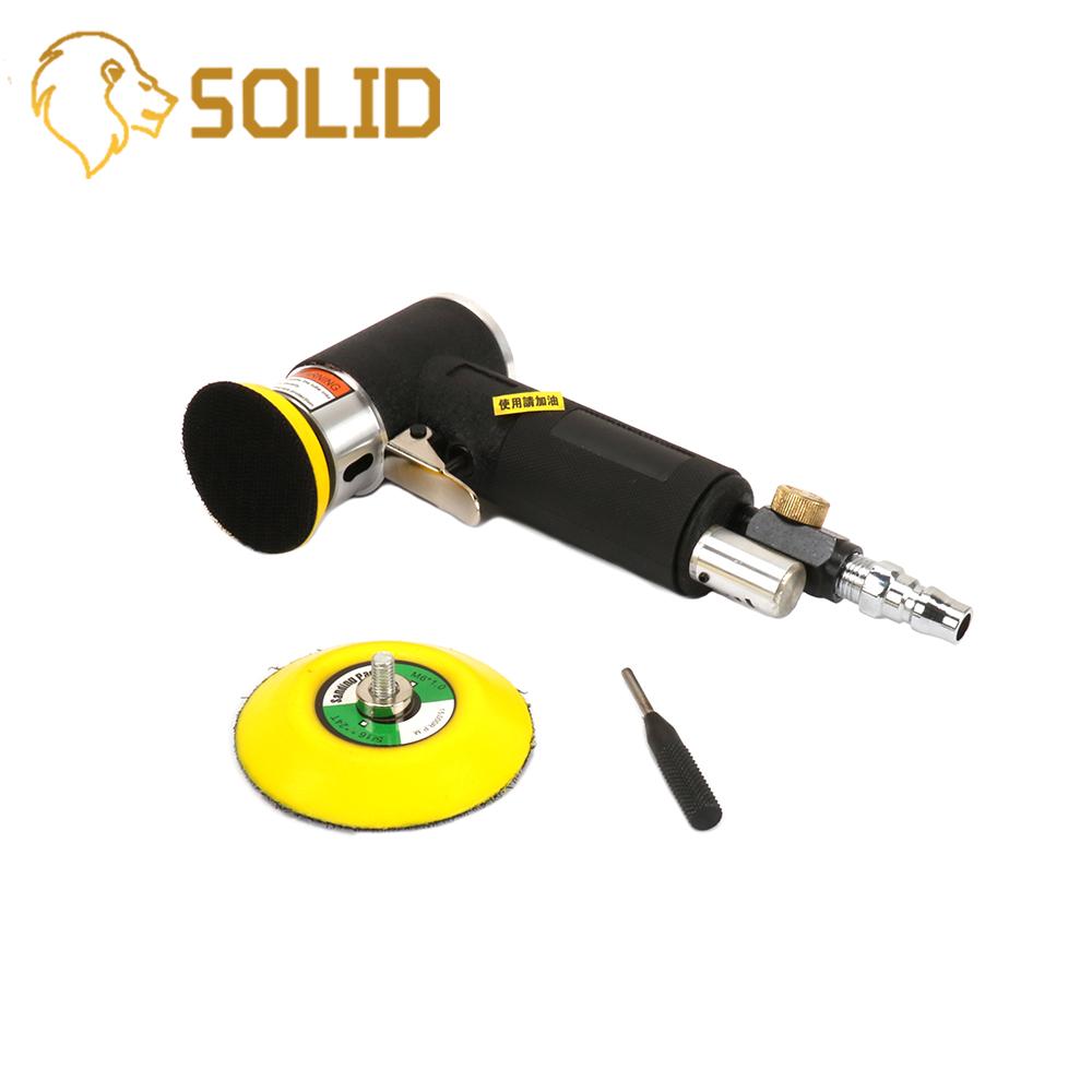 Air Sander Polisher Pneumatic Mini Sander Random Orbital Machine Kit Polishing Grinding Set 2/3inch Disc Auto Beauty Woodworking