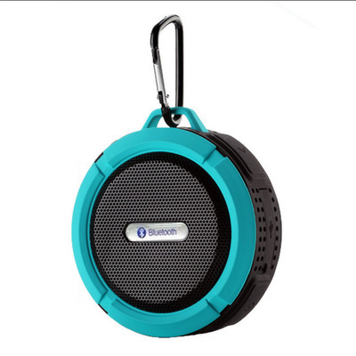 Portable Bluetooth Speaker Draadloze Waterdichte Douche Luidsprekers Voor Telefoon Bluetooth Sound Box Hand Gratis Auto Luidspreker Luidspreker: blue color