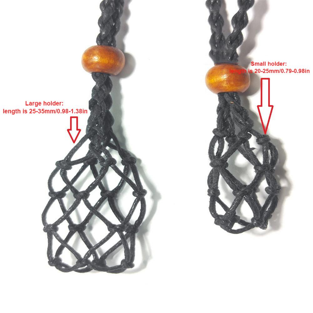Sten halskæde diy halskæde ledning tom stenholder udskiftning halskæde reb med justerbar længde til armbånd halskæde juvel