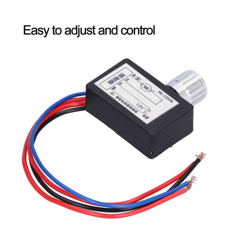 DC Speed Controllers Electronic Speed Switch PWM Monitor Dimmer Governor DC Motor Speed Controller for DC Motor Speed Control