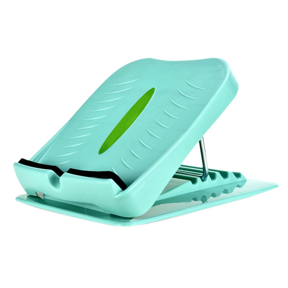 Pedal Muscle Foot Calf Stretch Board Folding Fitness Anti-Slip Adjustable Yoga Slimming Incline Board Massage Stretcher Tools: Cyan