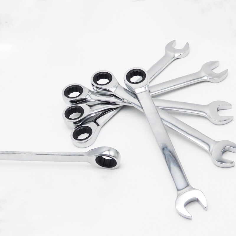 Ratchet Combination Metric Wrench Set Hand Tools Torque Gear Ring and Socket Wrench Universal Adjustable Wrench Set