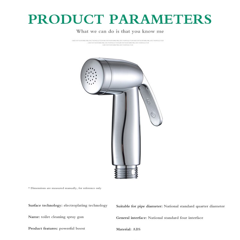 Abs Handheld Bidet Kranen Handheld Wc Bidet Sproeier Douchekop Water Sproeier Sprinkler