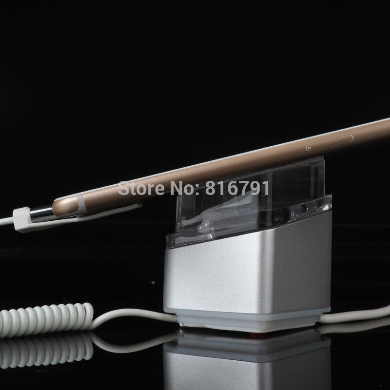 Cellulare Antifurto Schermo Acrilico Cremagliera con Allarme e Carica per iphone Huawei Samsung Smeartphone Sicurezza