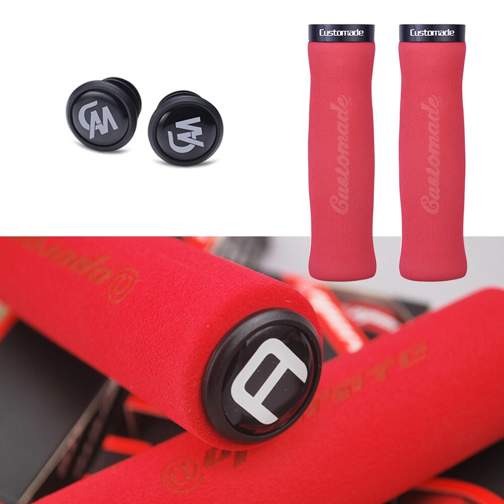 Unique Cycling Ergonomic Lockable Handle Grips For MTB Road Folding Bike Mountain Bike Soft Anti-skid Sponge Foam Grip