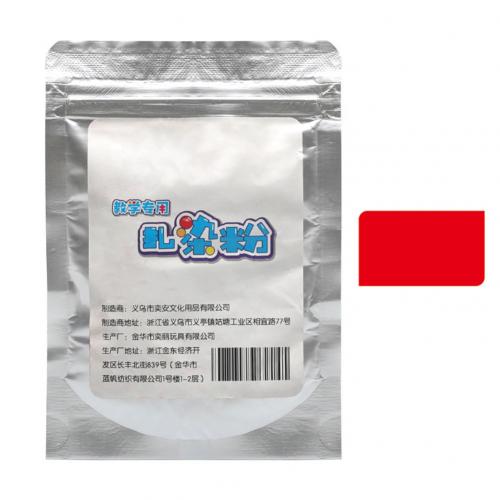 25g maling gør stof tekstil dekoration farverige tøj slips farve kit pigment sæt maleværktøjer gør-det-selv materiale: Rød