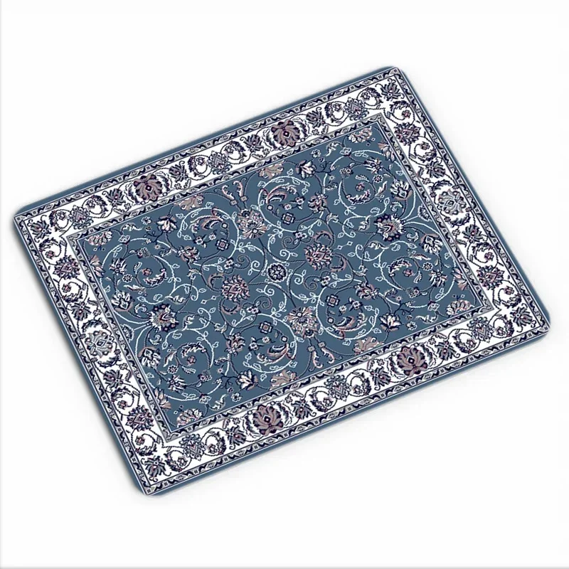 Persian Carpet Computer Laptop Mouse Pads Mysterious Decorative Desk Mats Washable Non-Slip Rubber Base with Precision Lock Edge