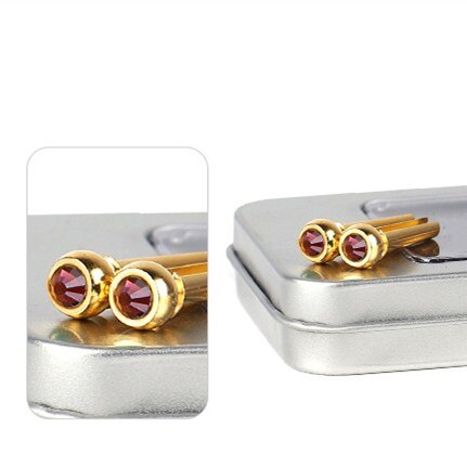 Cuerdas de guitarra acústica, pines de puente de latón, accesorios de cuerda de cono fijo, 1 ud.: Morado