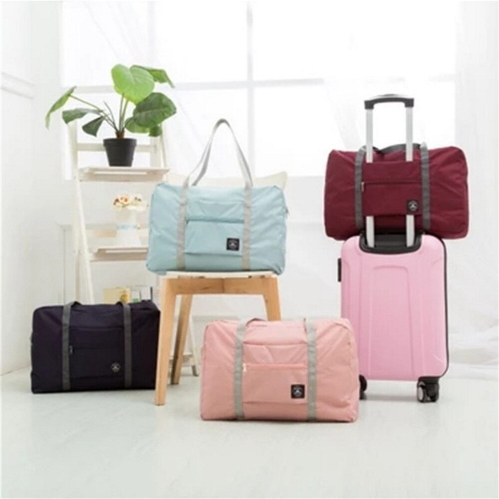 Trolley travel portable folding storage bag