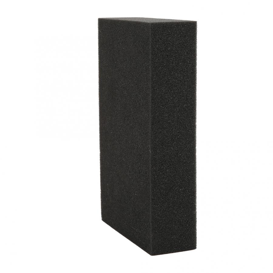 2 uds. Almohadilla de esponja de Color negro, aguja cuadrada, esponja de fieltro, estera de espuma para manualidades manuales DIY, accesorios de punto, triangulación de envíos