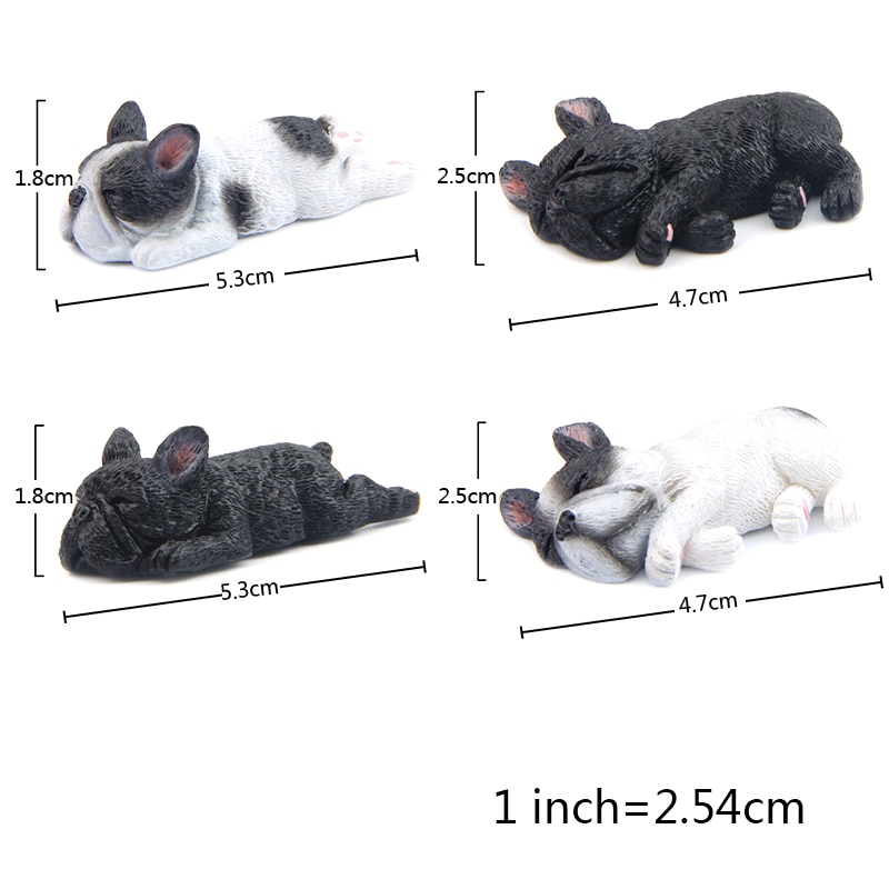 Cute French Bulldog Magnet Refrigerator Sticker Sleeping Dog Cartoon Fridge Magnets For Office Home Decoration Sticker