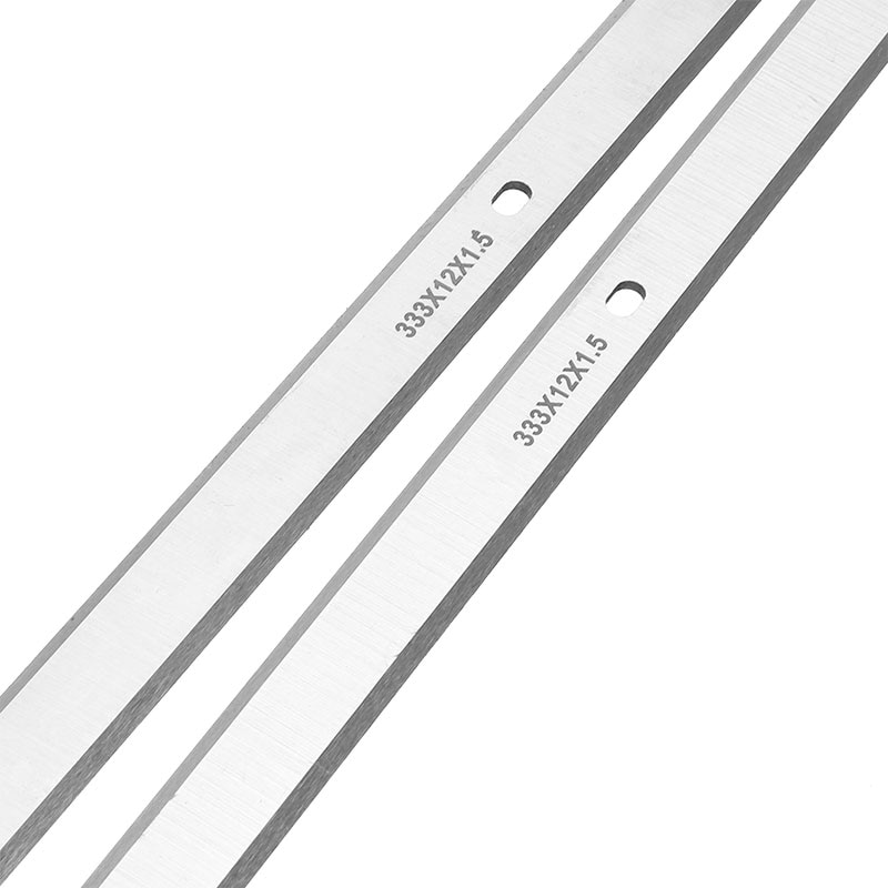 2 kpl 13 &quot; nopeat teräshöylän terät vaihdettavat teolliset sähköhöylän terät puuntyöstötyökalut 333*12*1.5 mm