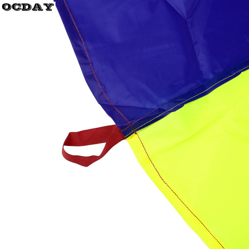 Caldo! Tenda giocattolo per Bambini I Bambini Giocano Arcobaleno Paracadute 8 Maniglie Divertimento tutto'aria Aperta e sport Gioco di Esercizio Dello sport Giocattolo per Infanzia per Bambini