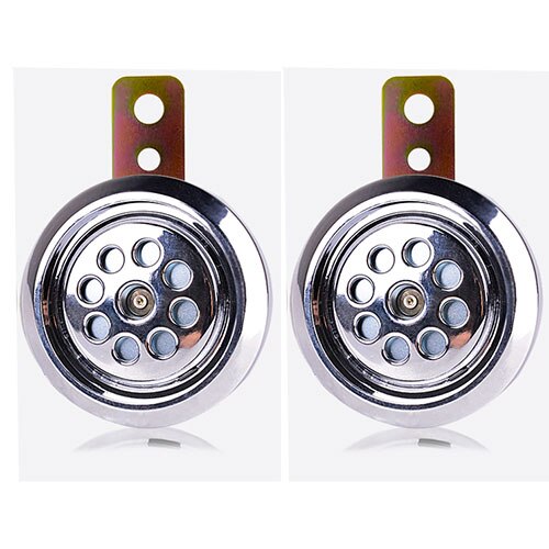 Klaxon classique de Moto 12V fort | Moto, trompette, 110db, véhicule électrique, Scooter cornes d'air, Moto: 1 pair Sliver