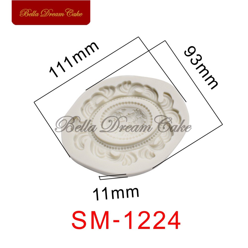 Crown Silicone Mold Cake Grens Mallen Fondant Sugarcraft Mould Voor Bruiloft Decoratie Cake Decorating Gereedschap Keuken Accessoires: sm-1224