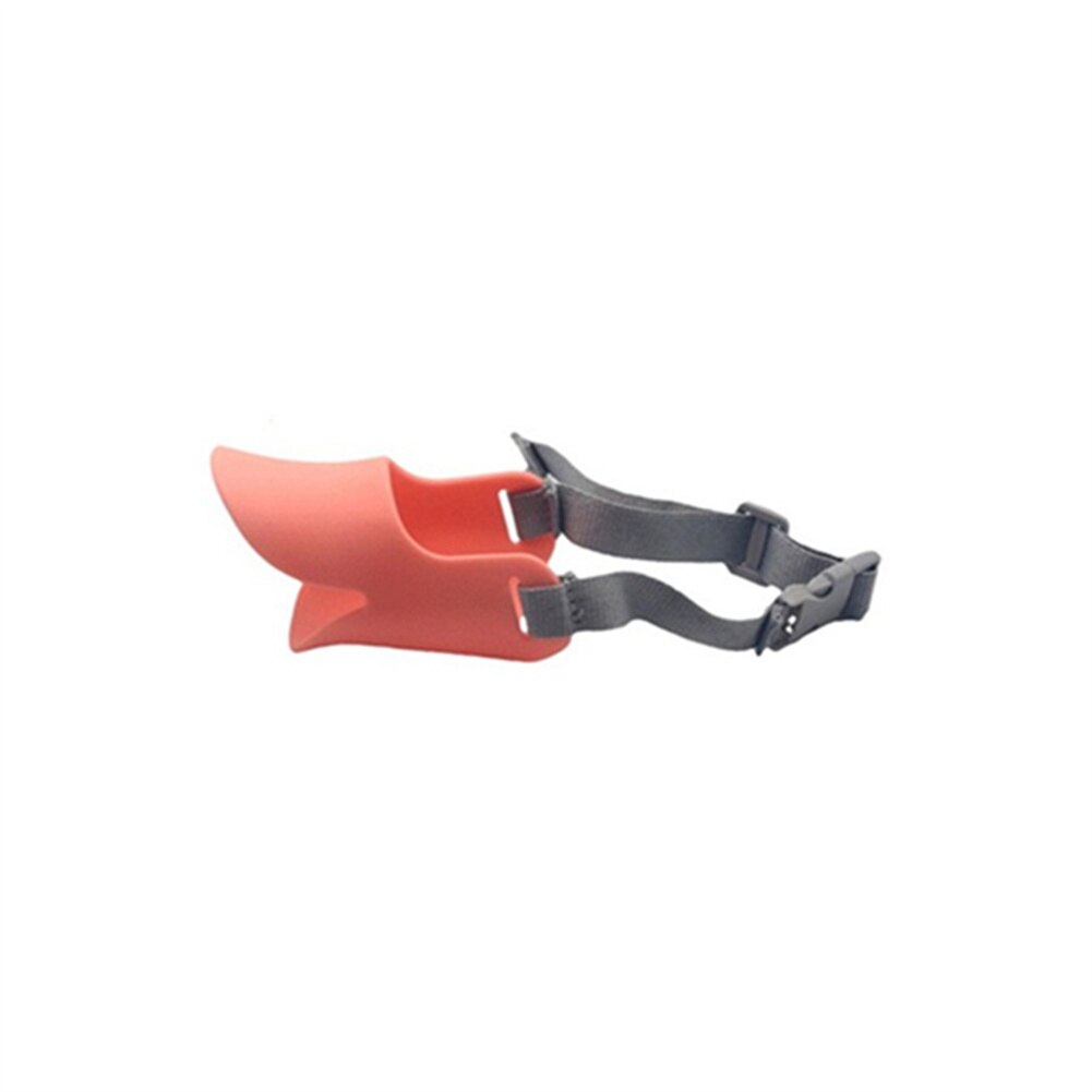 Dog Muzzle Silicone Duck Muzzle Mask for Dogs Anti Bite Stop Barking Small Large Dog Mouth Muzzles Pet Dog Accessories: pink / M