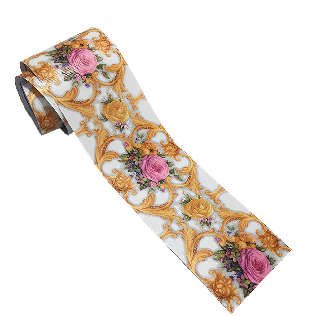 Self-Adhesive Waterproof 3D PVC Wall Sticker Kitchen Bathroom Kicking Line Waistline Wallpaper Borders Removable Stickers Decor: 1