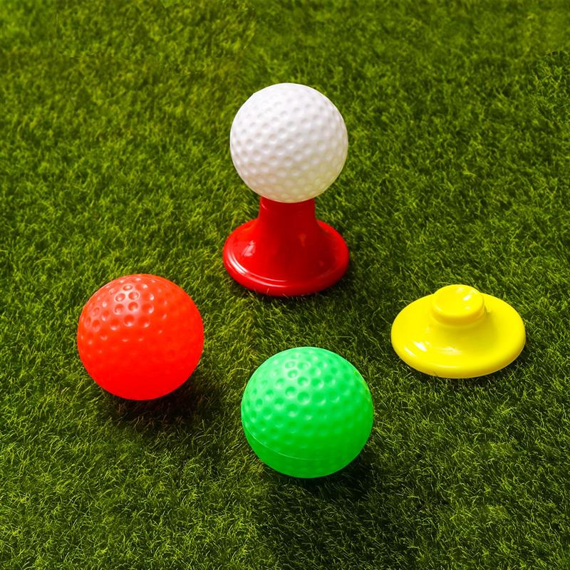 Lioobo-kit de bola de golfe para pais e crianças, 1 conjunto de roupas para tacos de golfe, abs, criativo de alta qualidade para áreas externas, brinquedo para crianças