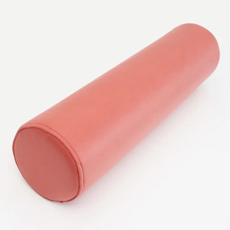 Cylindrical Pillow Pillow Long Cylindrical Lumbar Pillow Sofa Headrest Pillow Cushion Cushion Clip Legs Sleeping Office: green / 40x40cm