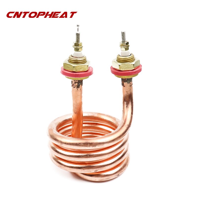 Elektrische Koperen Spiraal Warmte Buis 220V 2500W Onderdompeling Boiler Element
