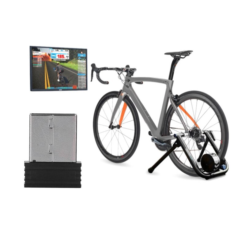 ANT + clé USB adaptateur USB ANT + transmetteur capteur TrainerRoad pour mettre à niveau le vélo formateur pour Garmin Zwift Wahoo Bkool