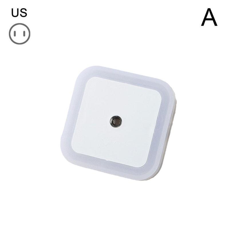 Led Sensor Controle Led Nachtlampje Lamp Wc Licht Nachtkastje Ons Backlight Eu Lamp Baby Plug Slaapkamer Lamp Controle Muur licht Z1X2: US white