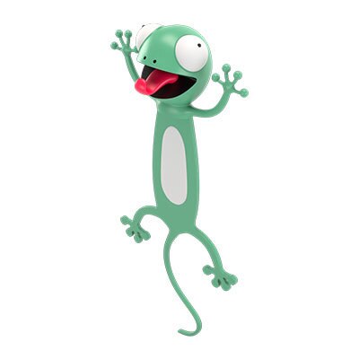 Neue Explosion modelle Kreative 3D Drei-dimensional Ebene Lesezeichen Nette Lustige Katze Lesezeichen freundlicher Spielzeug: Gecko