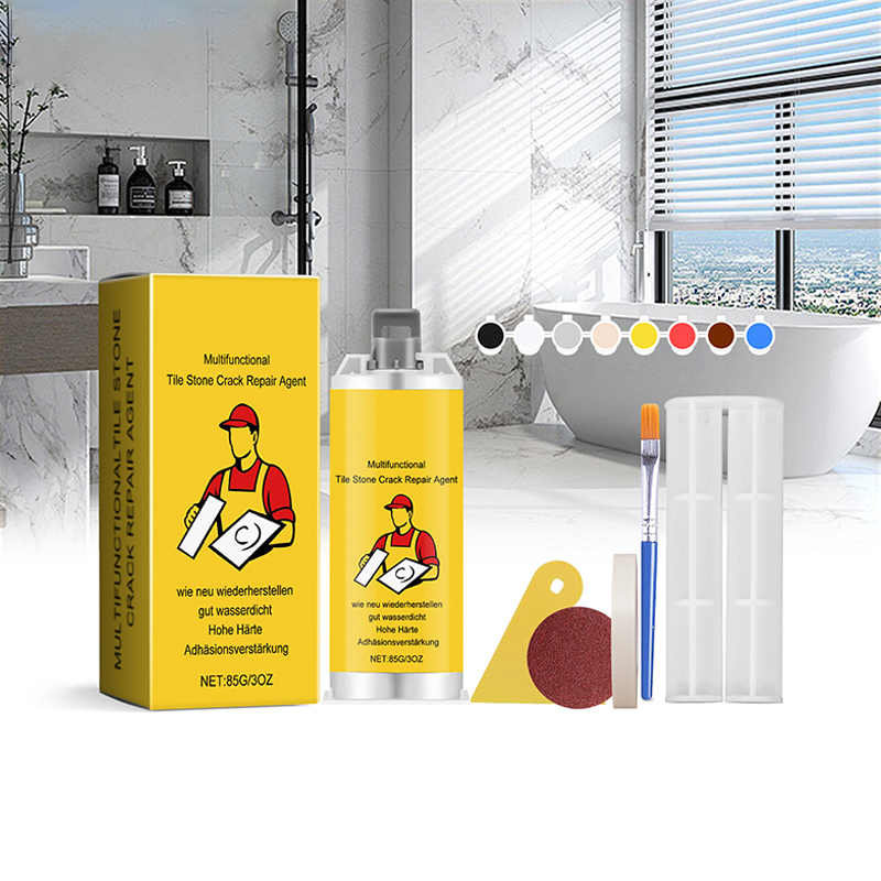 1 einstellen Keramik Fliese Riss Reparatur Kleber multifunktional Porzellan Fliese Reparatur Bausatz Stein Granit Marmor Keramik Glasur Reparatur Einfügen