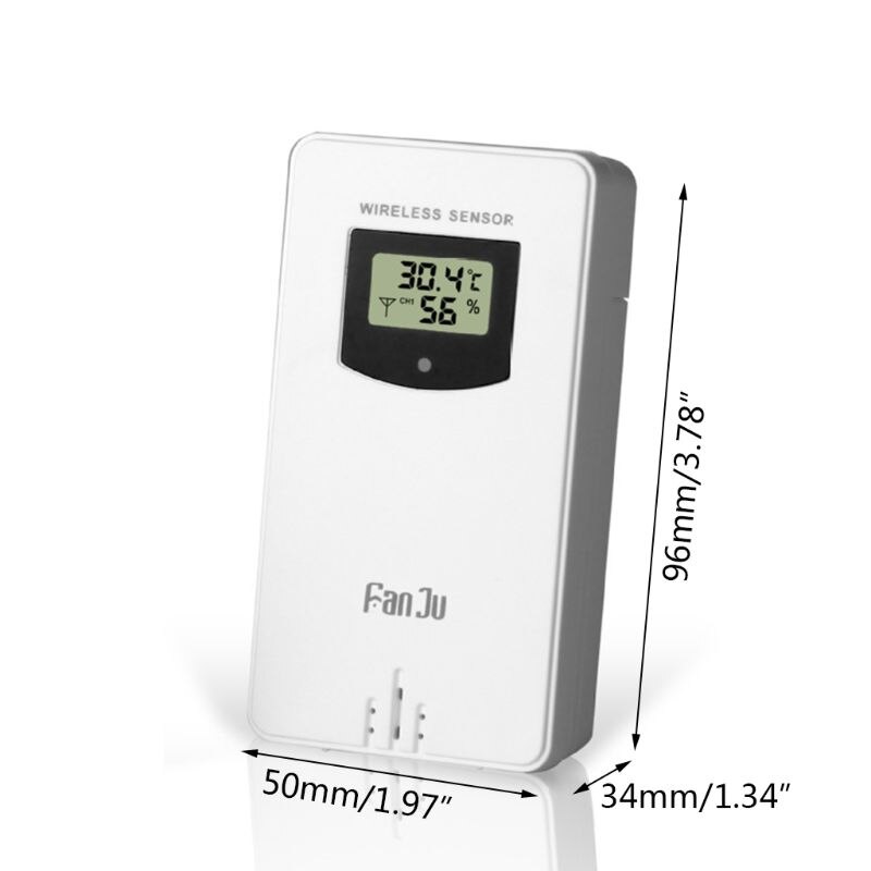 Digital Temperature Humidity Wireless Sensor Hygrometer Electronic Thermometer E7CB