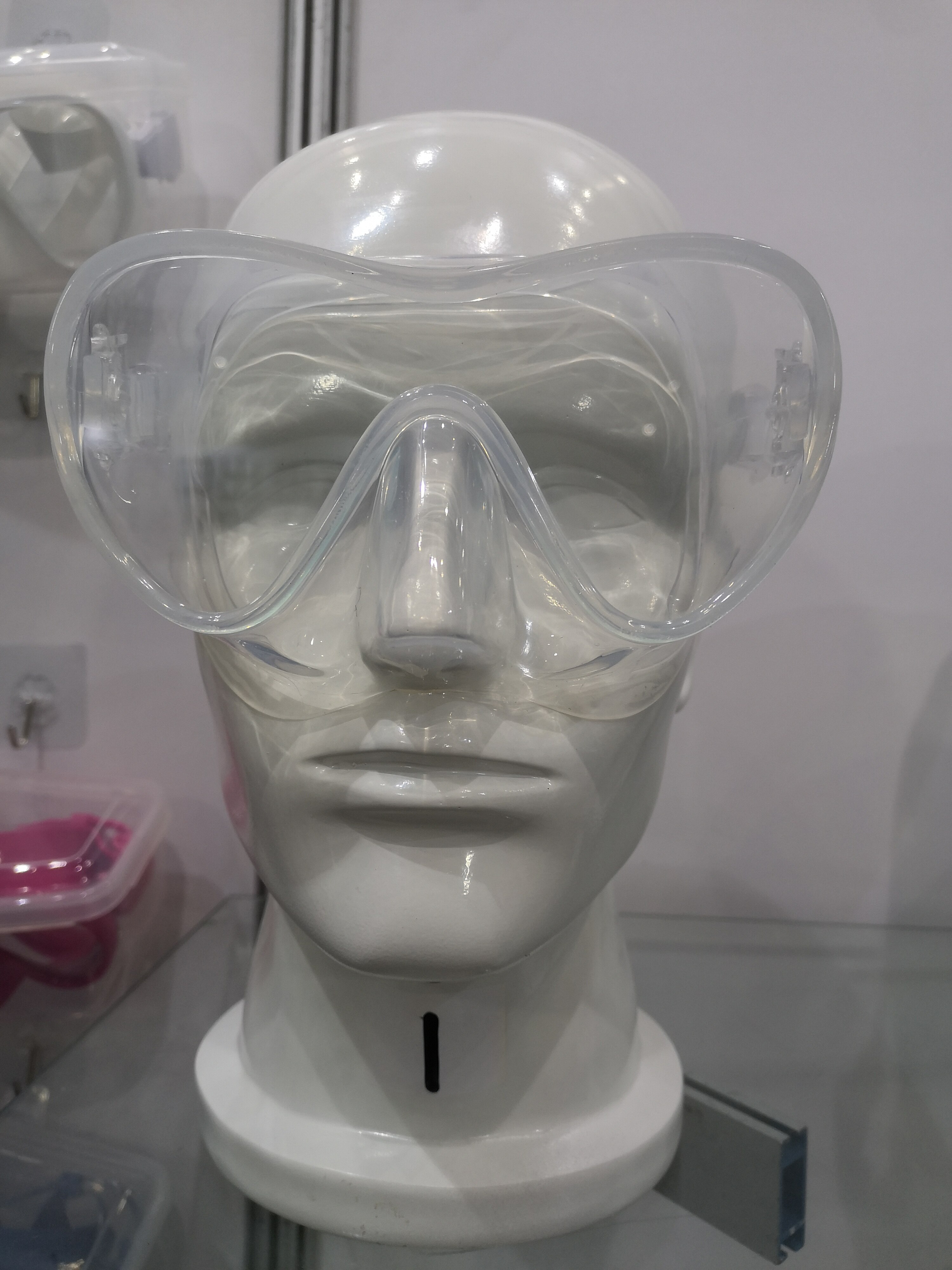 Professional Silicone Diving Mask - Tempered Glass - Adult & Kids - Underwater Sports Scuba Gear: Clear