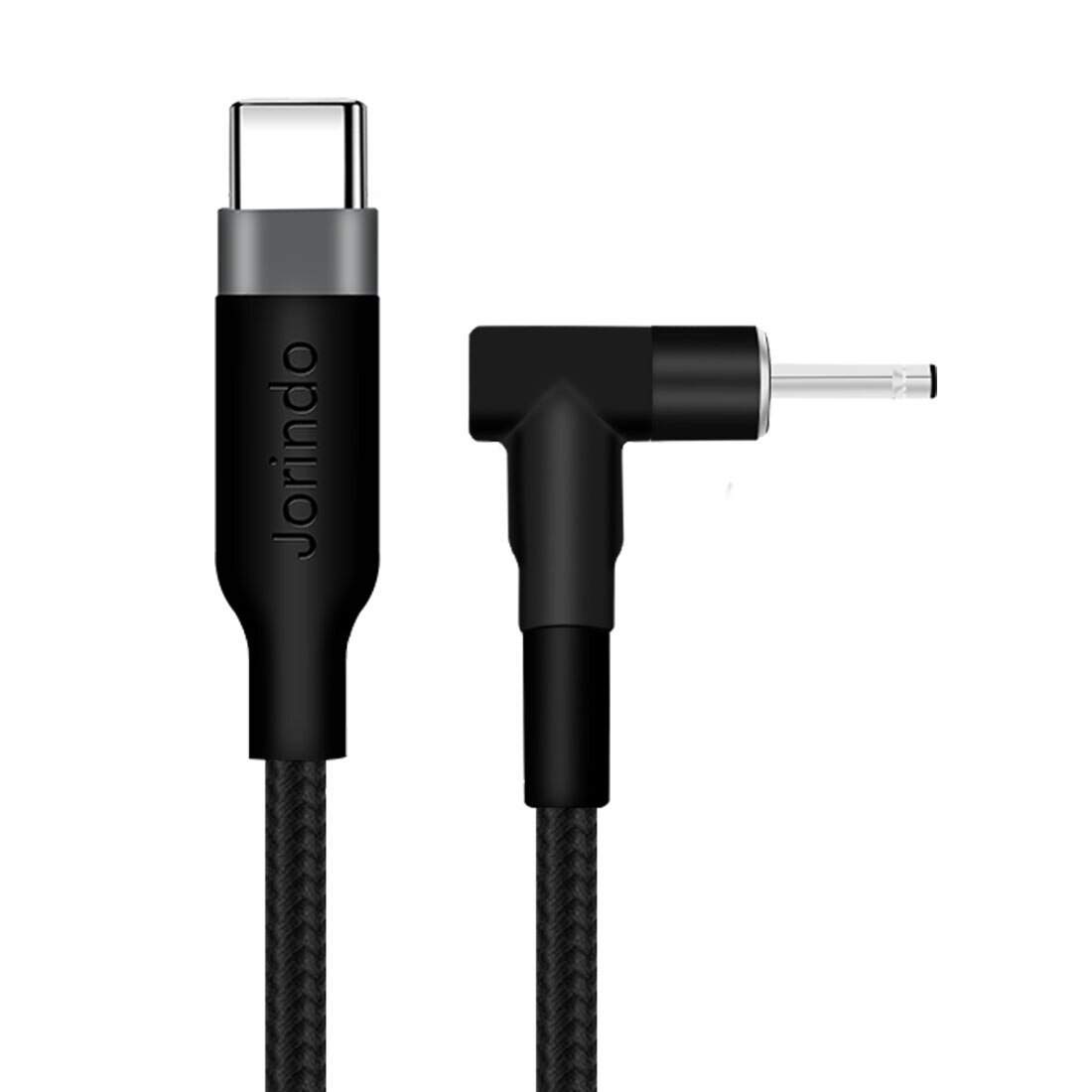 Jorindo Type-C Stekker Naar DC4.0 * 1.7Mm Plug Laptop Pd Misleidt Snel Opladen Adapter Kabel, voor Lenovo, Redmibook