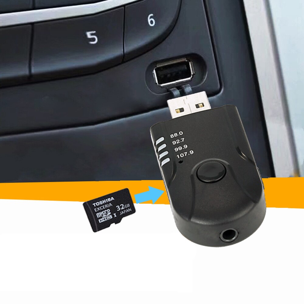 Bluetooth Receiver Wireless USB AUX Audio Adapter for Car Mp3 Player Speaker Handsfree car kit FM Modulator TF Music Adapter 40