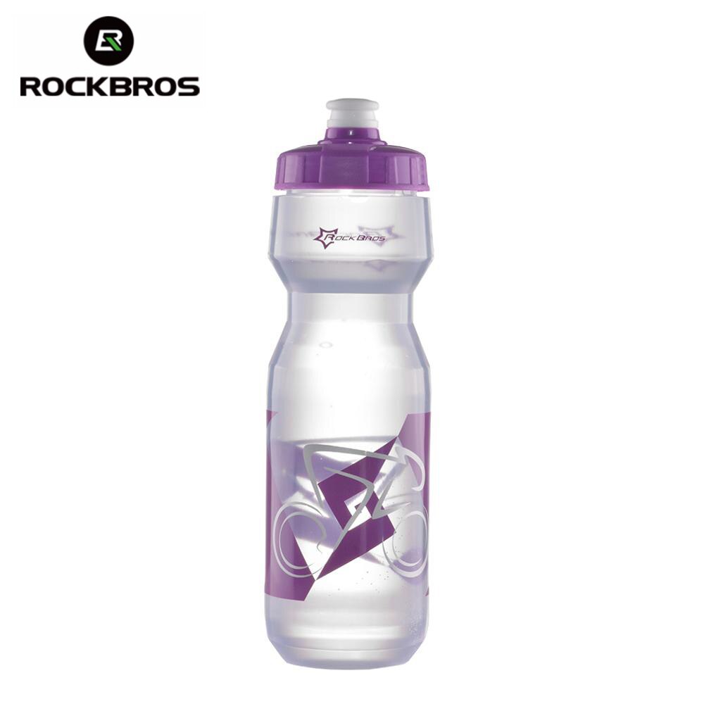 ROCKBROS-bouteille d'eau en plastique pour vélo de 750 ML, gourde Portable, bouilloire, gourde Portable, pour Sports de plein air, VTT: DCBT69T