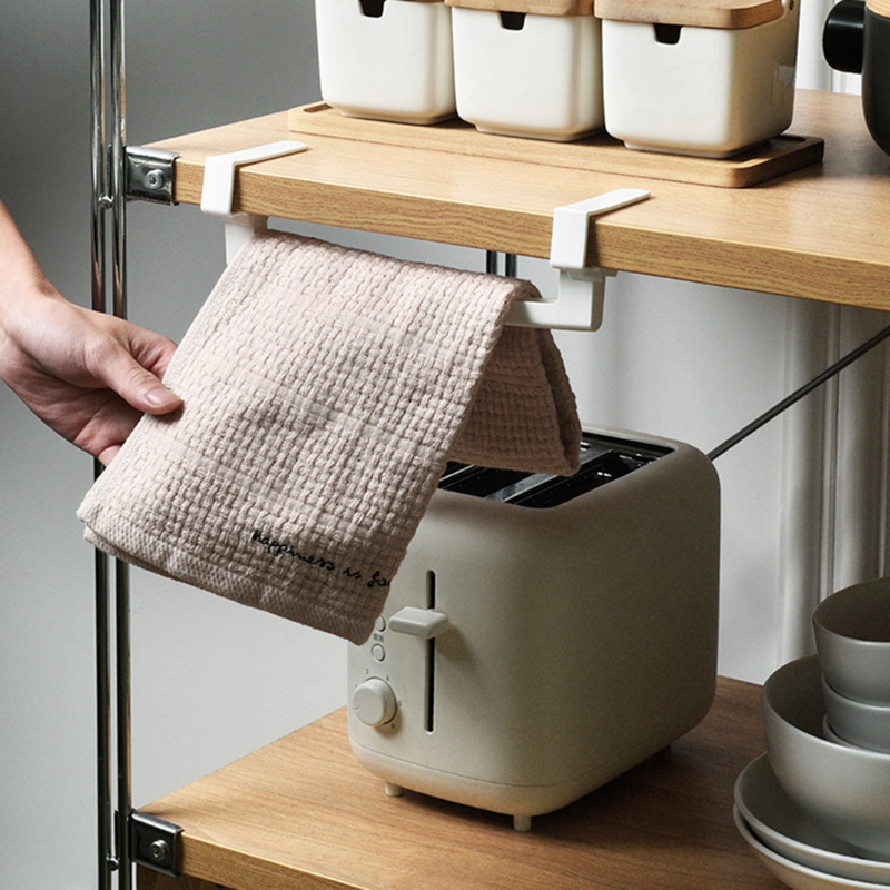 Moderne Keuken Over Kabinet Handdoek Bar Rack Hangen Op Binnen Of Buiten Deuren Opslag Voor Opknoping Hand Theedoeken wit 29EA