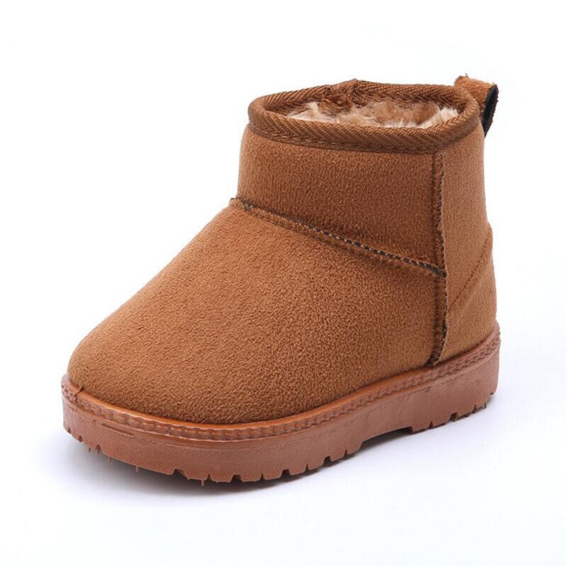 Classic Kids Baby Peuter Schoenen Kind Winter Warme Snowboots Schoenen Pluche Dikkere Zool Jongens Meisjes Snowboots Schoenen Grote size 22-36