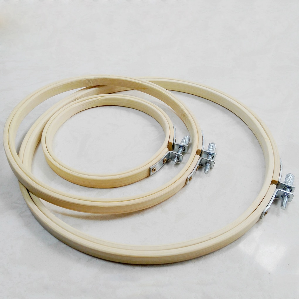 1 Stuks 13/17/20/23/26Cm Borduurwerk Kruissteek Houten Frame Hoepel Cirkel borduurwerk Schuur Diy Hand Craft Naaien Needwork Tool