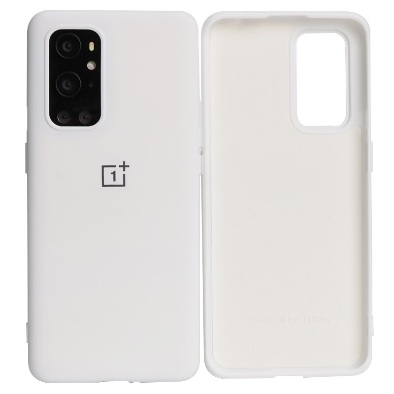 Oneplus 9 9pro flüssigkeit silikon fall für oneplus 9pro original schlank weiche rückseitige abdeckung one plus 9 9 pro silikon fall: For Oneplus 9 pro / White