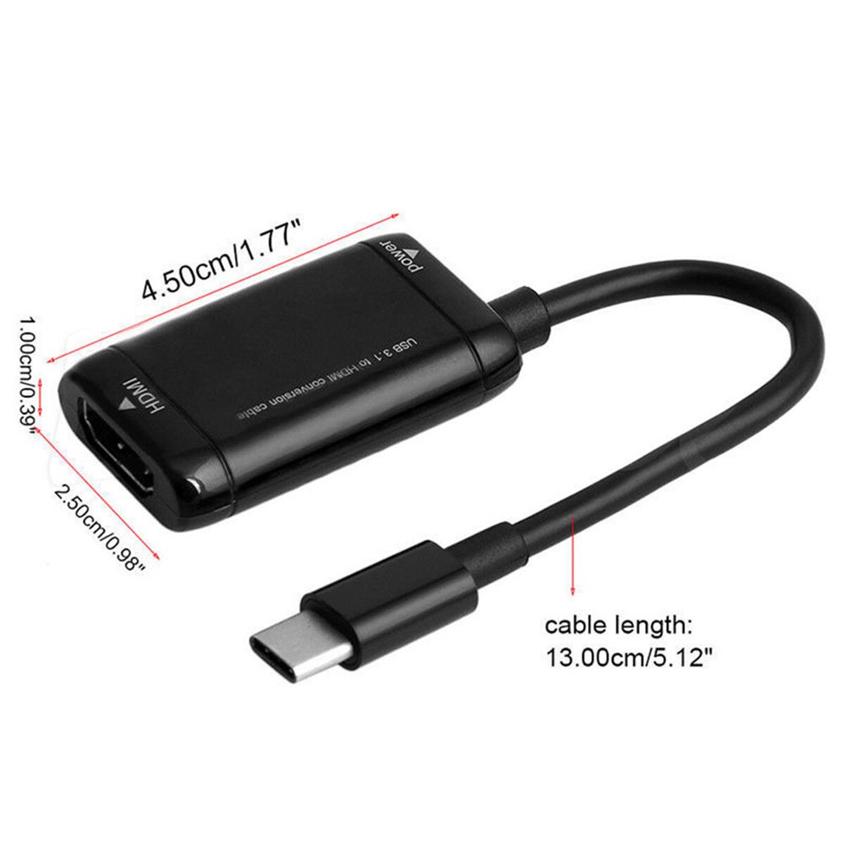 Soonhua USB-C Type C Naar Hdmi Adapter Usb 3.1 Kabel Hdmi Adapters Voor Android Telefoon Tablet Hdtv