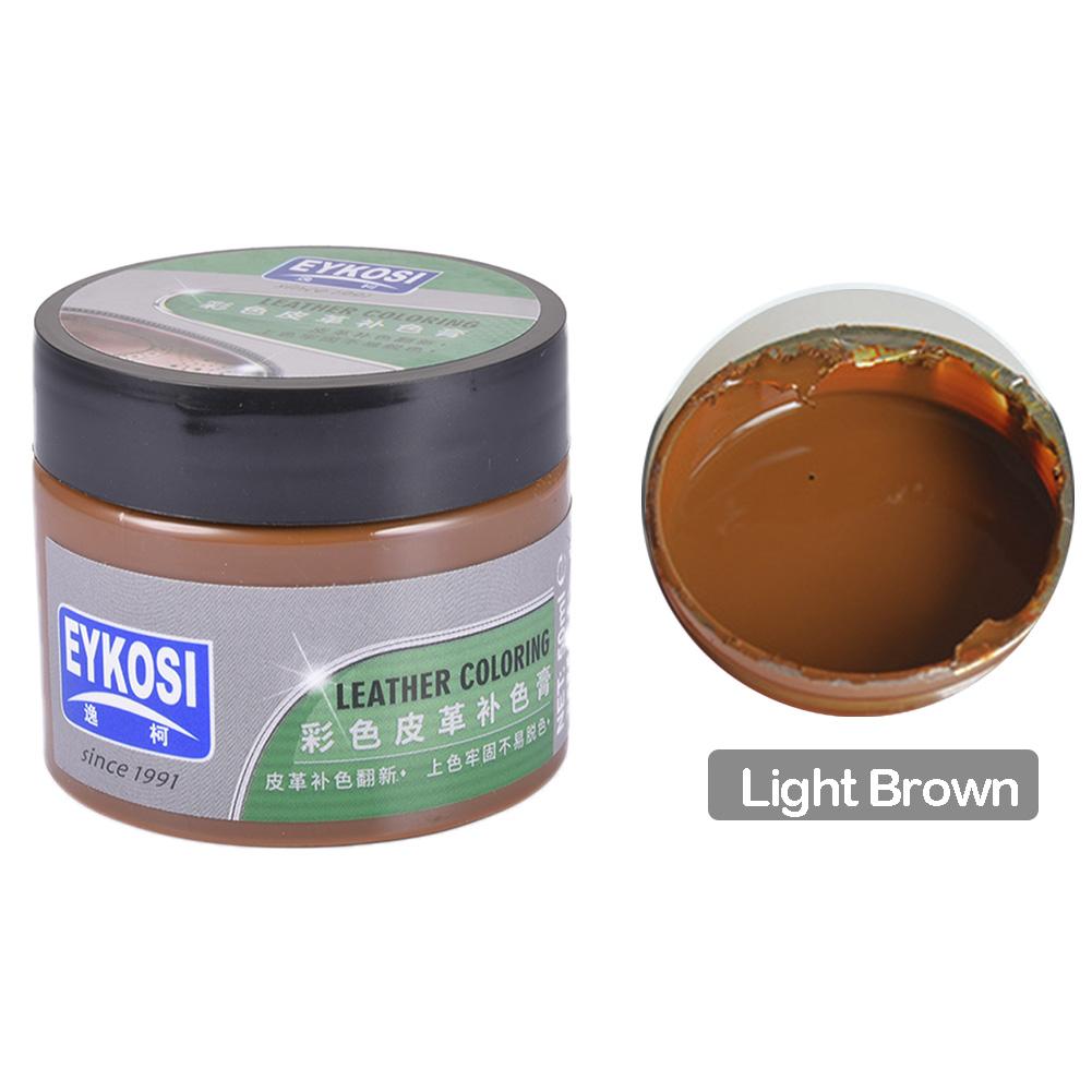 Réparation et réhabilitation de Toner de couleur en cuir de sac d'huile teint par siège de voiture avec 8 outils connexes: Light Brown