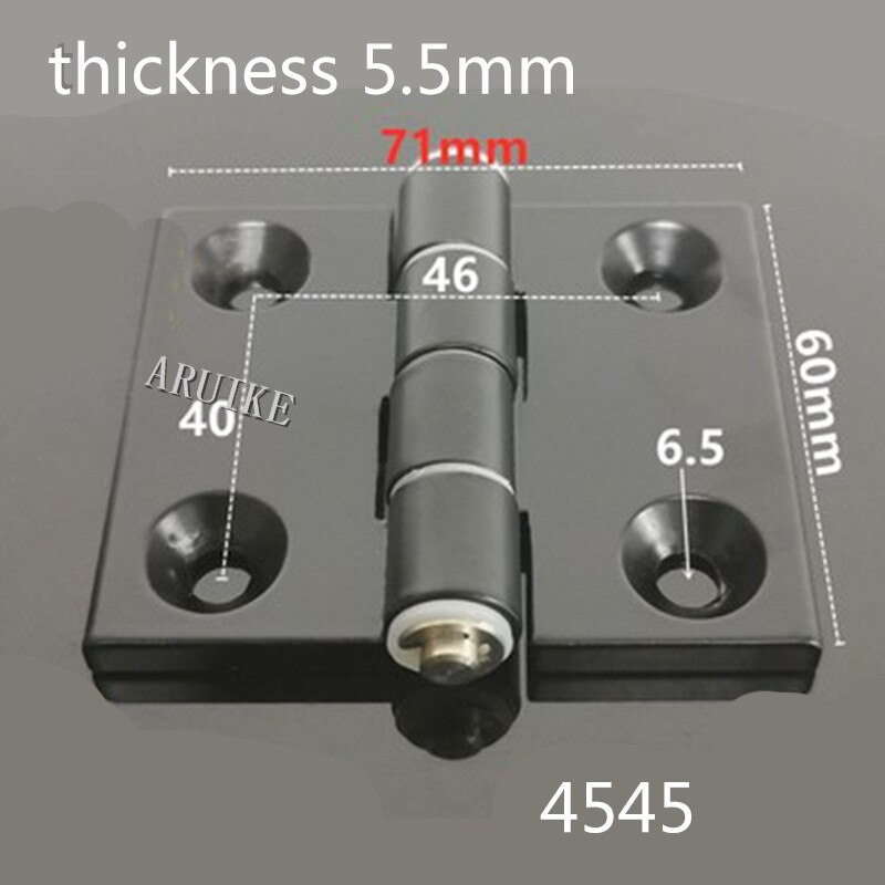 /3030/4040/4545/5050 fertig Aluminium Scharnier Aktive Scharniere Profil Verbindungen: 4545 Schwarz