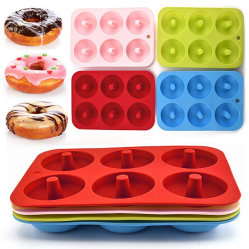 1pc Silicone Dount Mold Dessert Tool Fast Easy Manual Doughnut Maker DIY Cookies Cake Decoratings Baking Tools Kitchen Gadgets