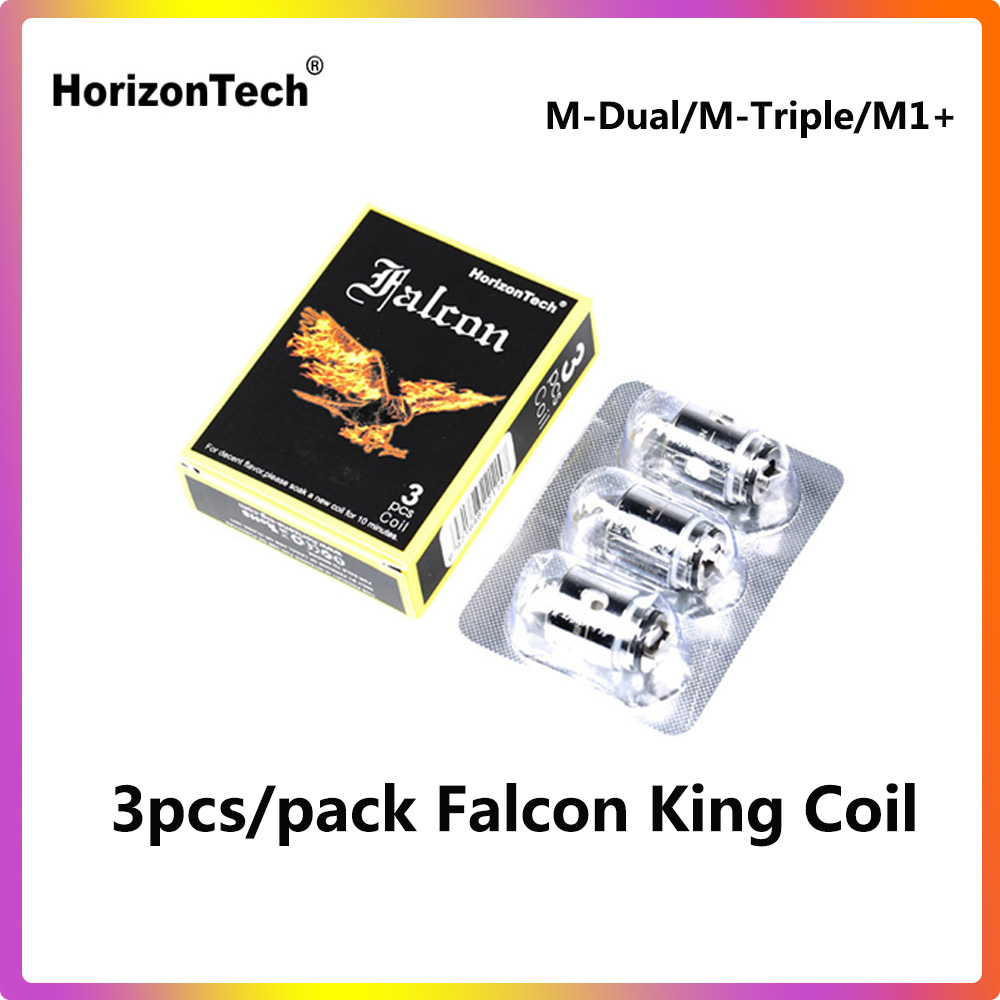 3pcs/lot Original Horizontech Falcon King Coil M1+/M-Dual/M-Triple Mesh Replacement Coil Head for HorizonTech Falcon Sub Tank