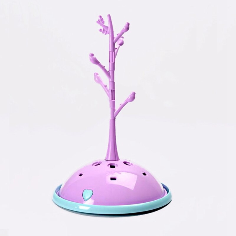 Bärbart torkställ för babyflaskor dräneringsflaskhållare för matning av torkstativ för babyflaskor