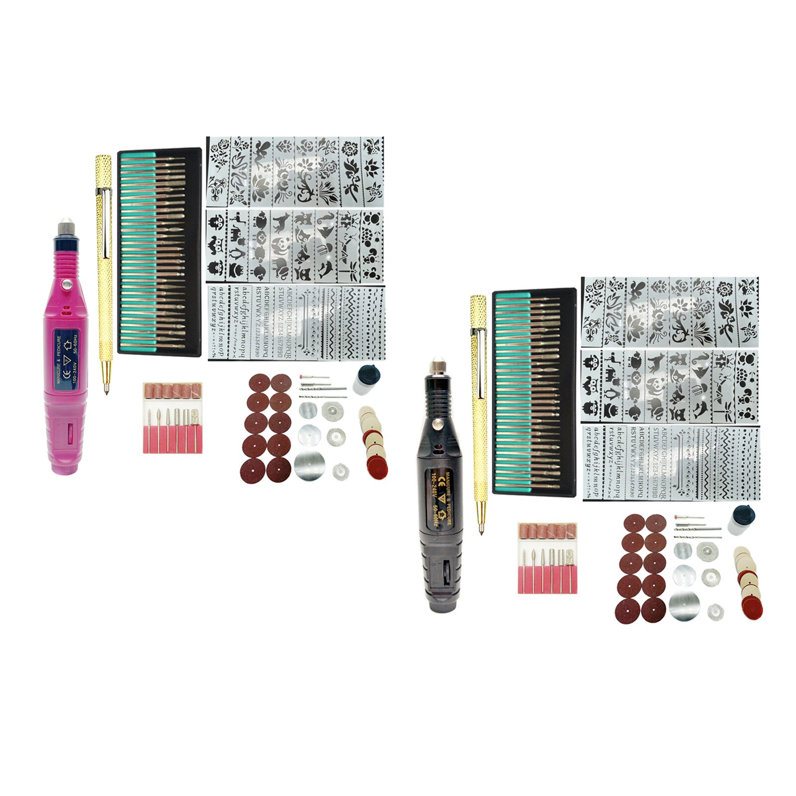 108x Engraving Tools Electric Wired Micro Engraver Carving Etching Pen Stone Glass Wood Mini Engraver Glass Ceramic Palstic DIY