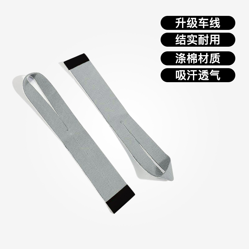 1 par vægtløftningsstropper fitness bodybuilding træning fitness løftestropper skridsikre fitness greb dødløft pull-up: Lysegrøn