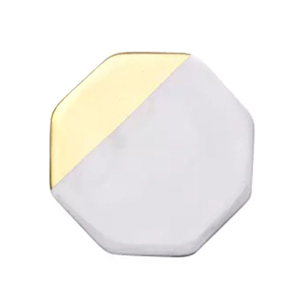 Onderzetter van keramiek, hittebestendig marmerpatroon voor keuken, thuis, koffie en thee, din 889: 1